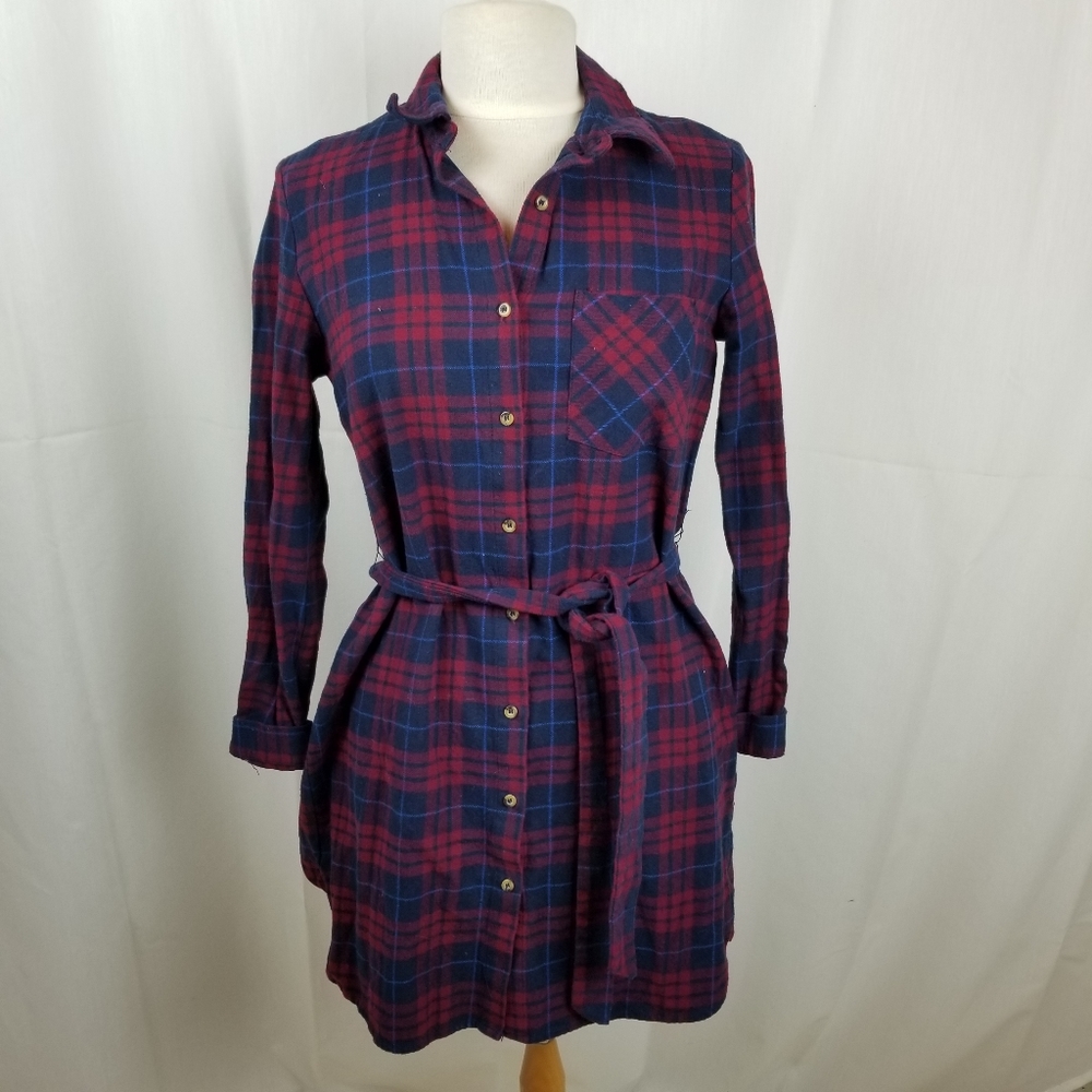Style addicts plaid shirt dress